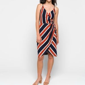 Market and Spruce- Annora Faux Wrap Knit Dress Large Stitch Fix